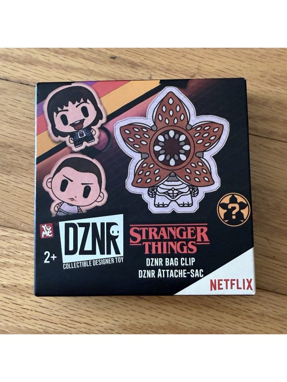 2026 SDCC Stranger Things DZNR Bag Clip - BRAND NEW - Unopened - Mystery Box